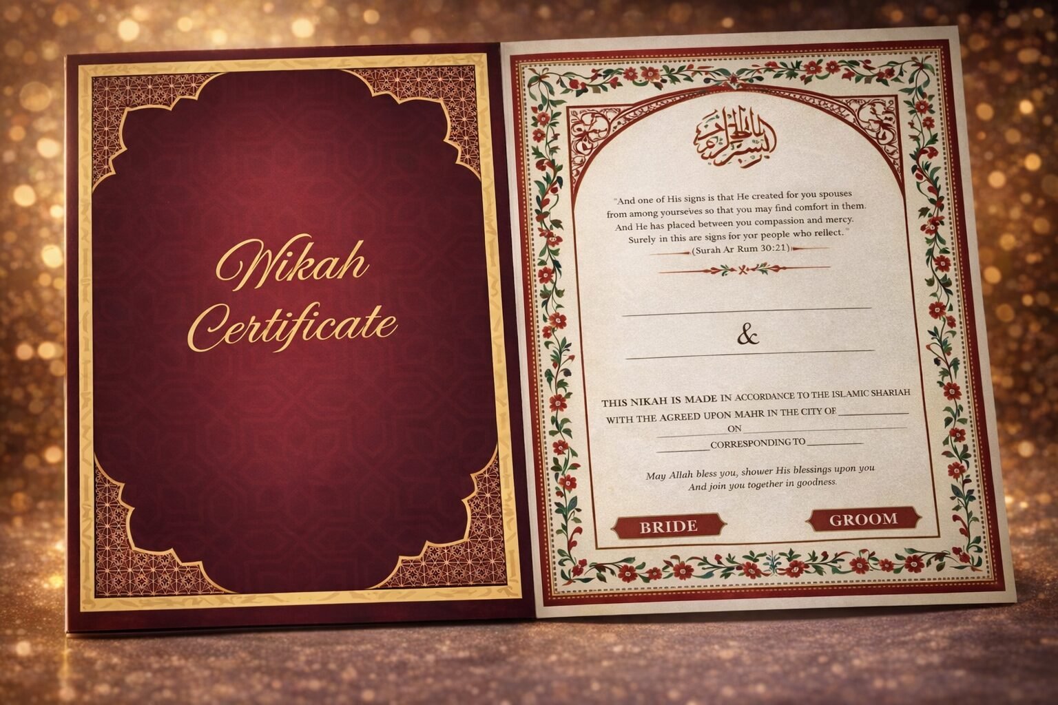 Nikah Certificate